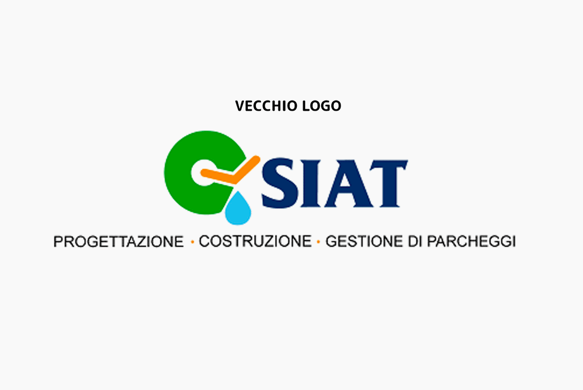 SIAT parcheggi logo design brand image digital media