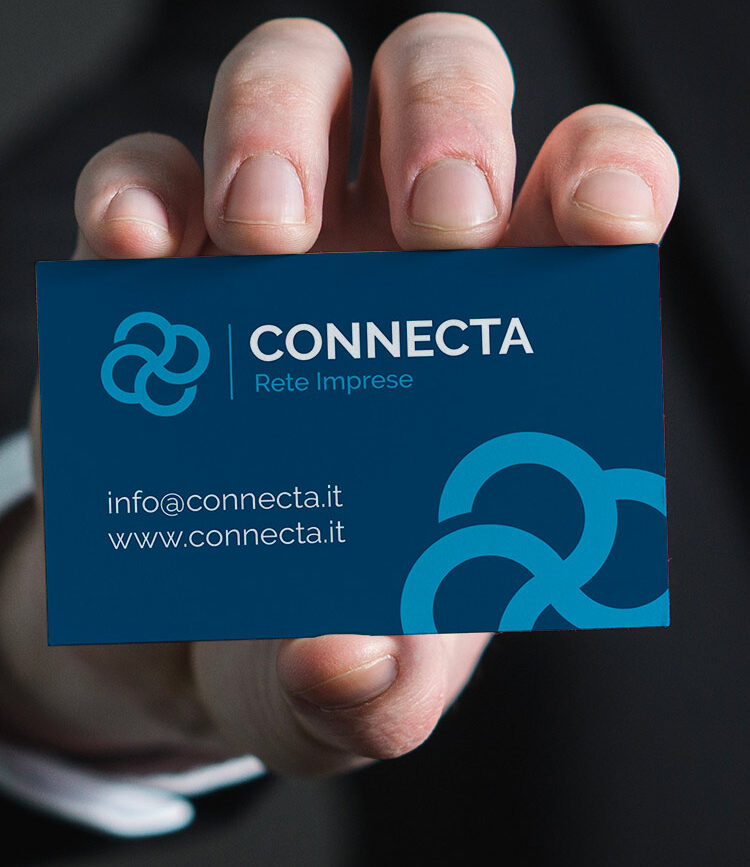 rete connecta logo design