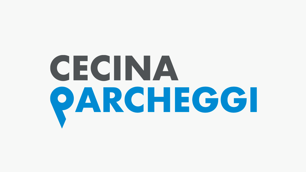 Cecina Parcheggi sito web digital media logo design