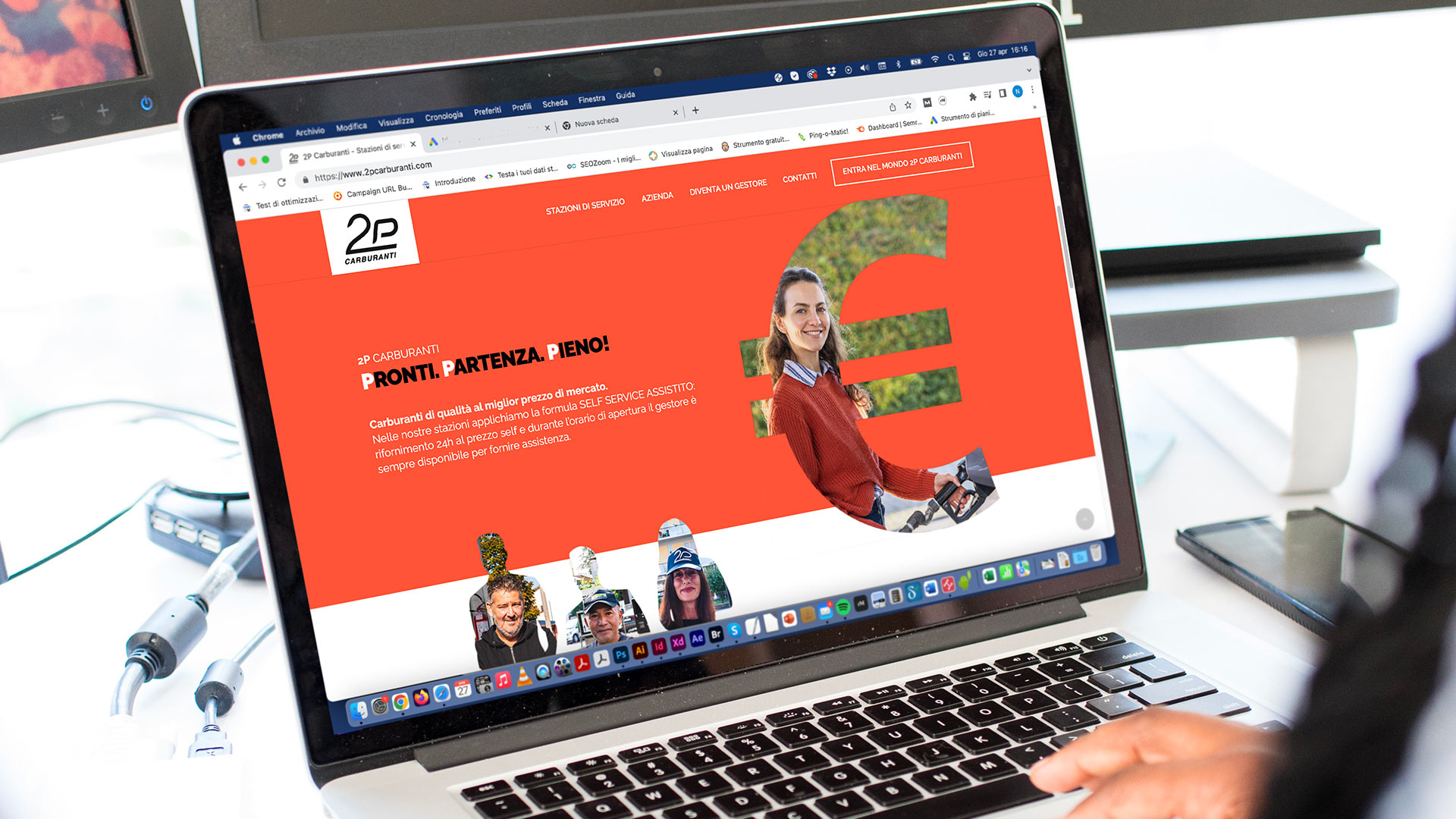 realizzazione sito web 2p carburanti