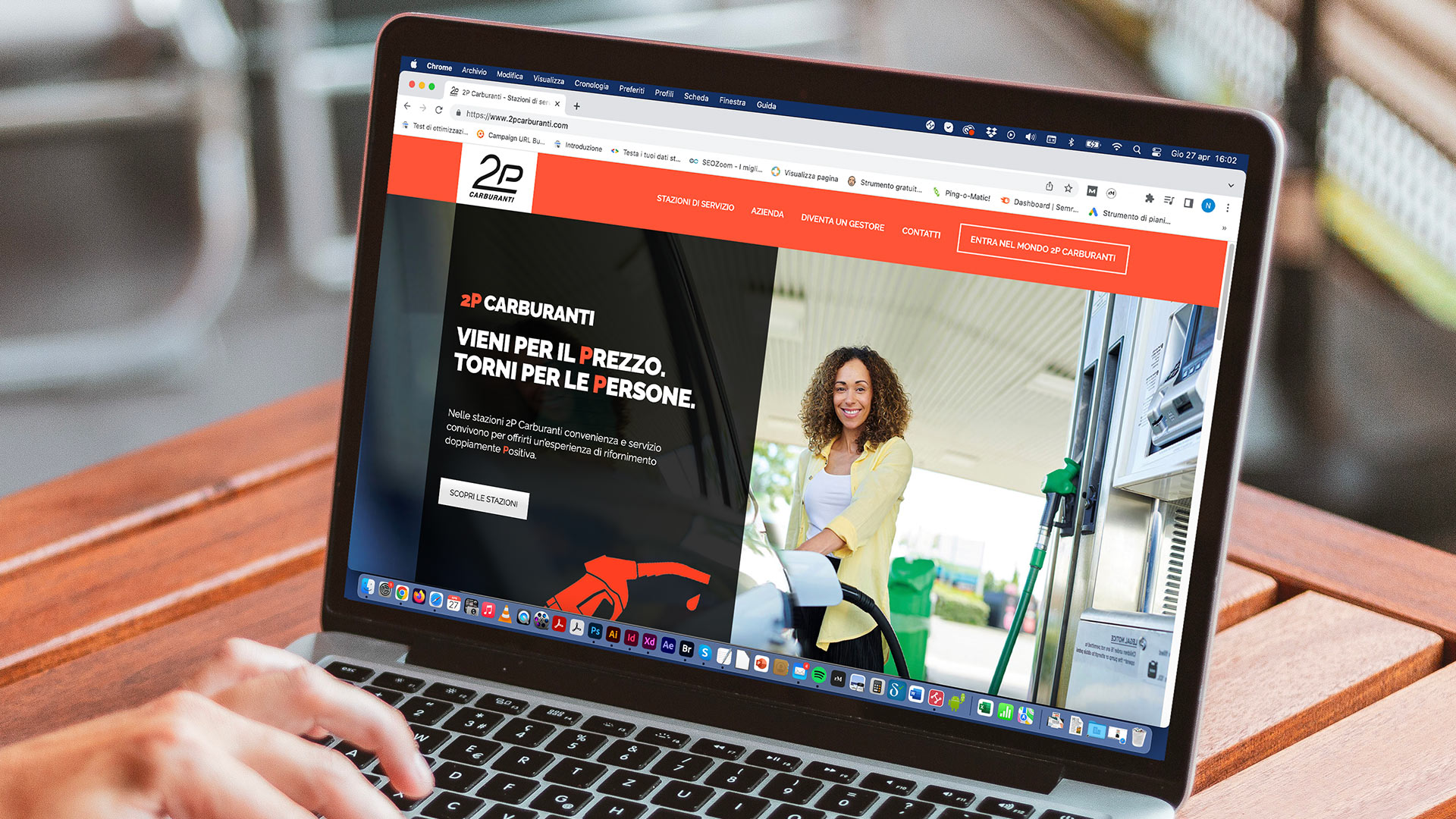 realizzazione sito web 2p carburanti