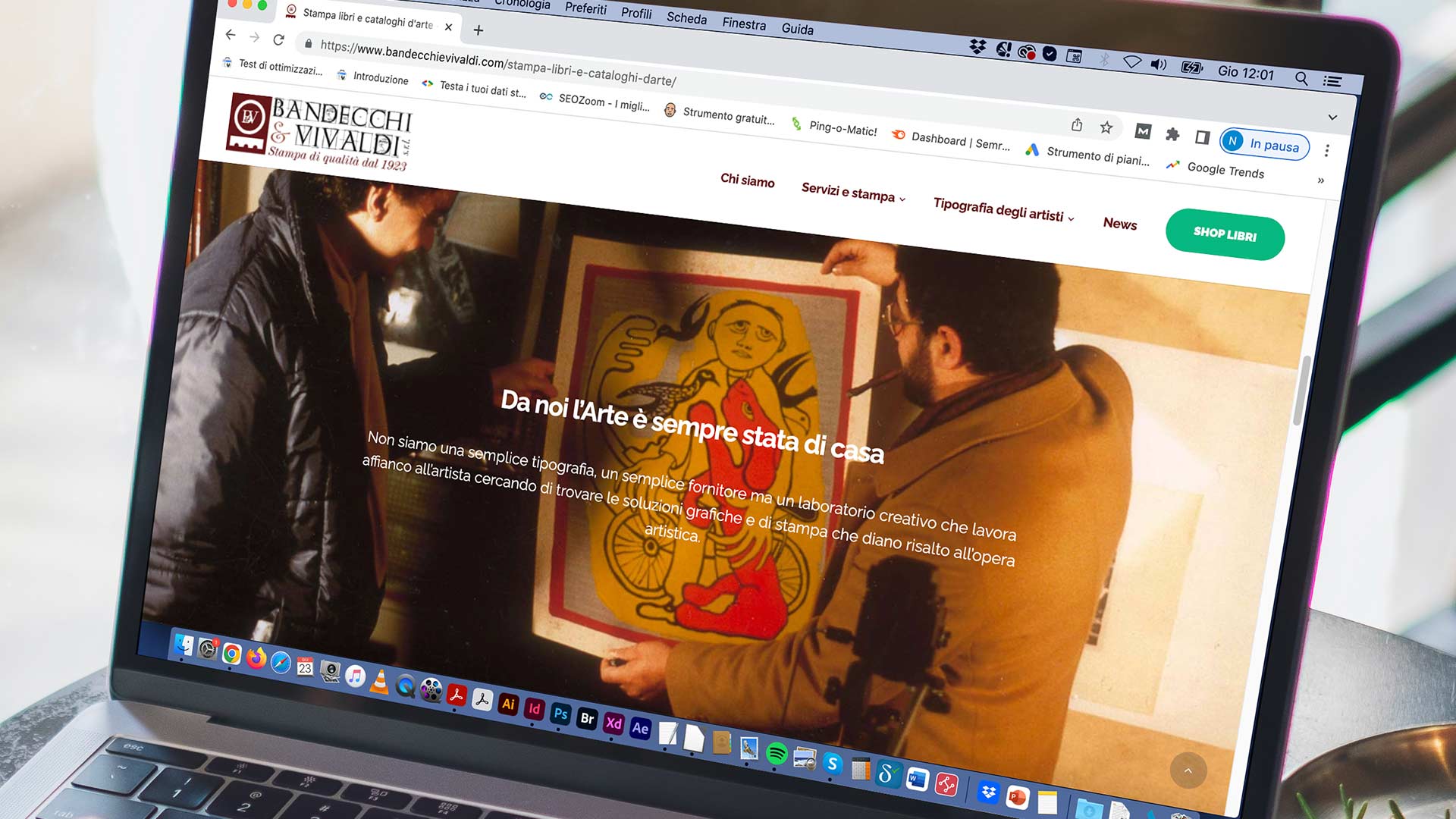 Bandecchi e vivaldi sito web ecommerce social media management