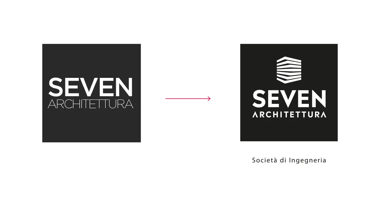comunicazione crossmediale per Seven architettura
