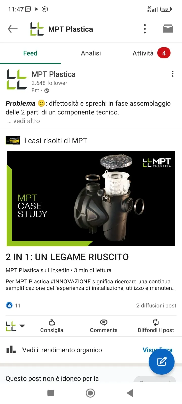comunicazione strategica MPT Plastica