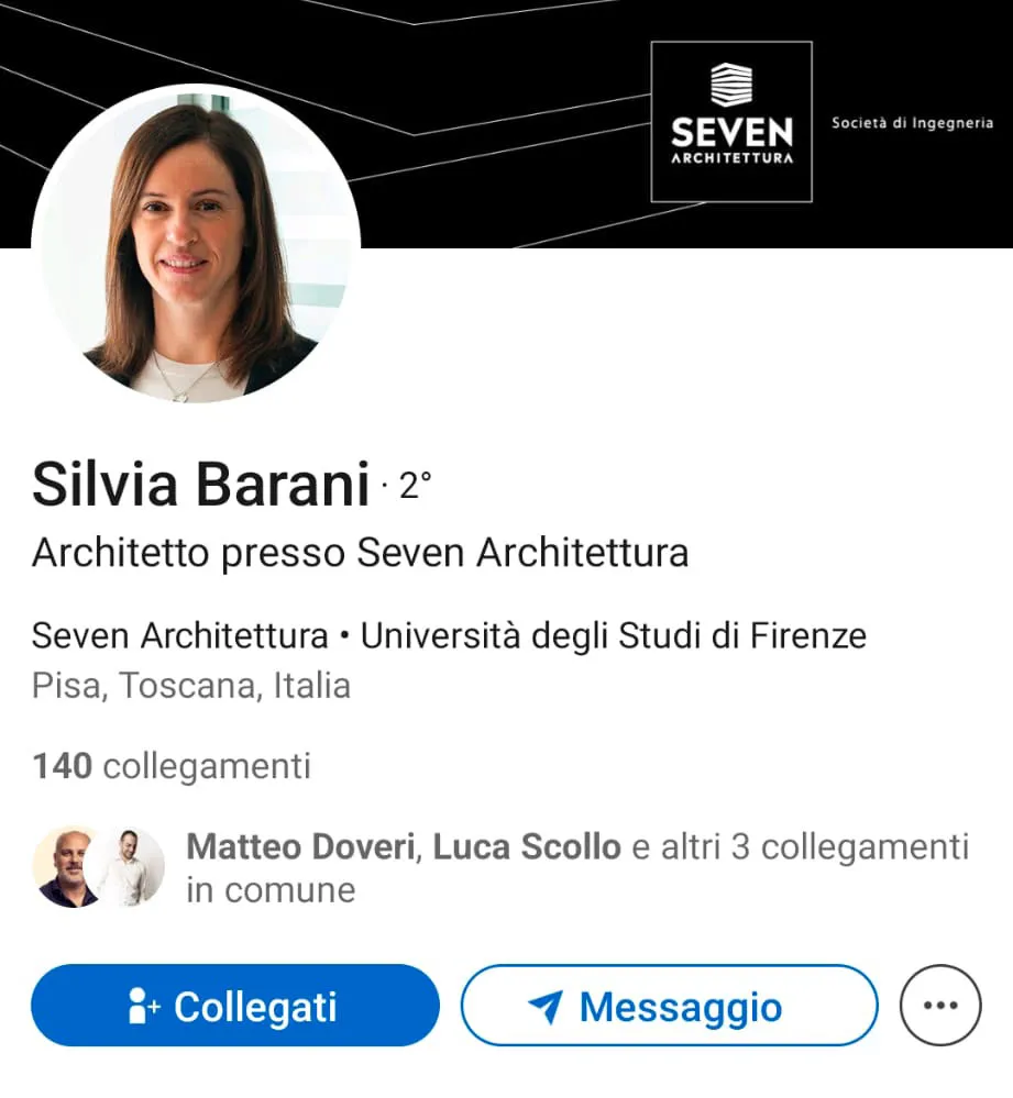 comunicazione crossmediale per Seven architettura